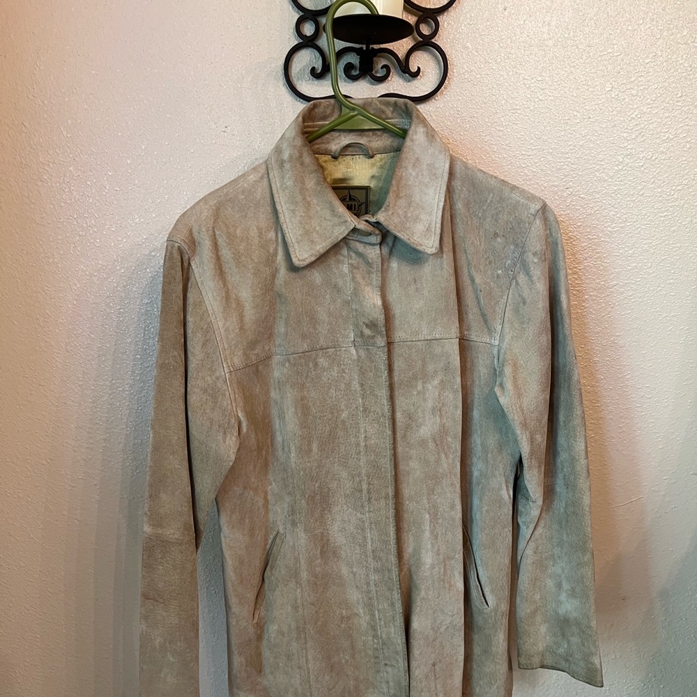 AMI Tan Suede Jacket